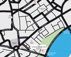 Northumberland Street map